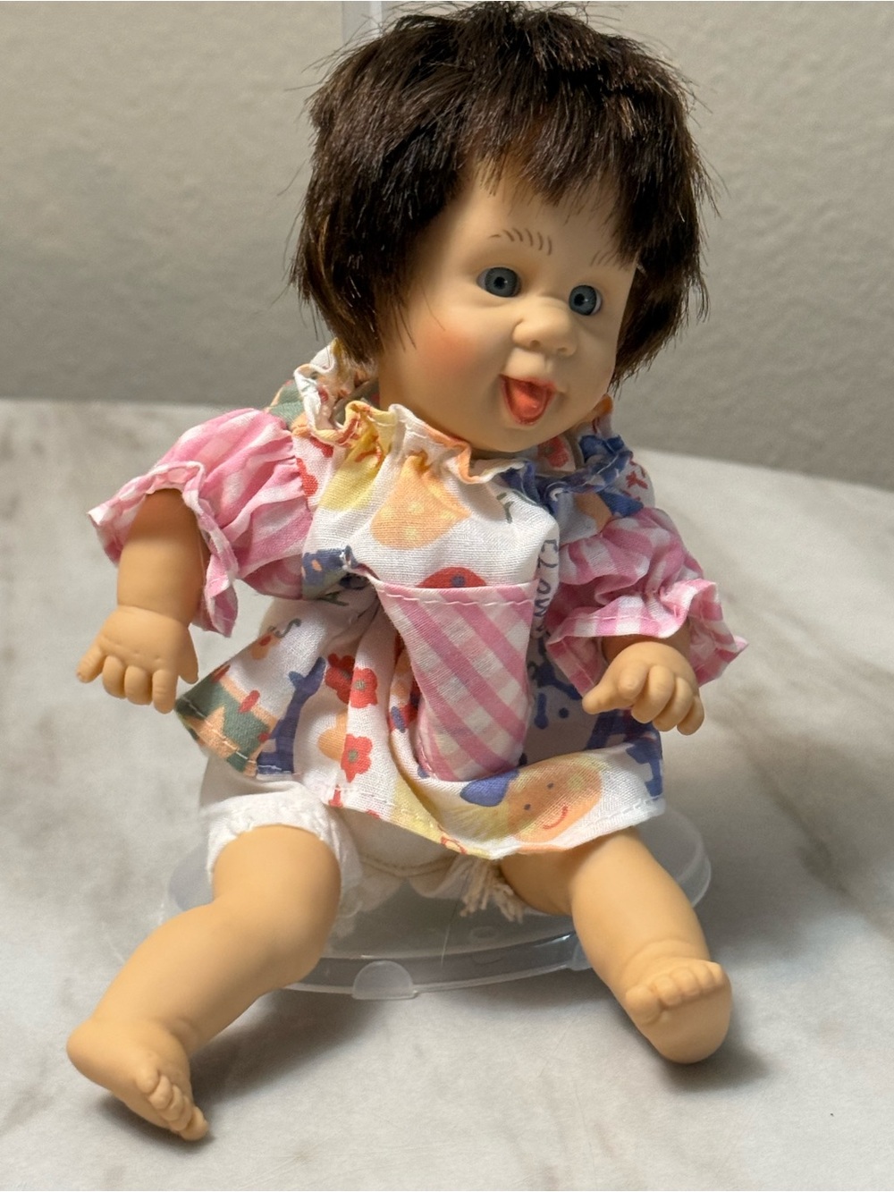 GI-GO 90’s my pals bean bag collectible doll 8” tall  giggle tongue out face